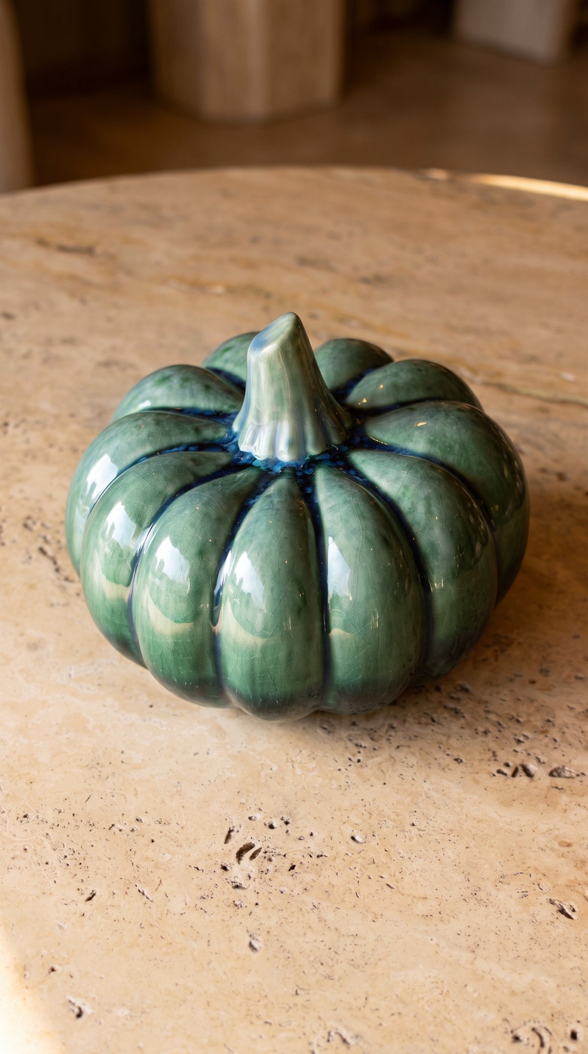 CALABAZA DECORATIVA VERDE