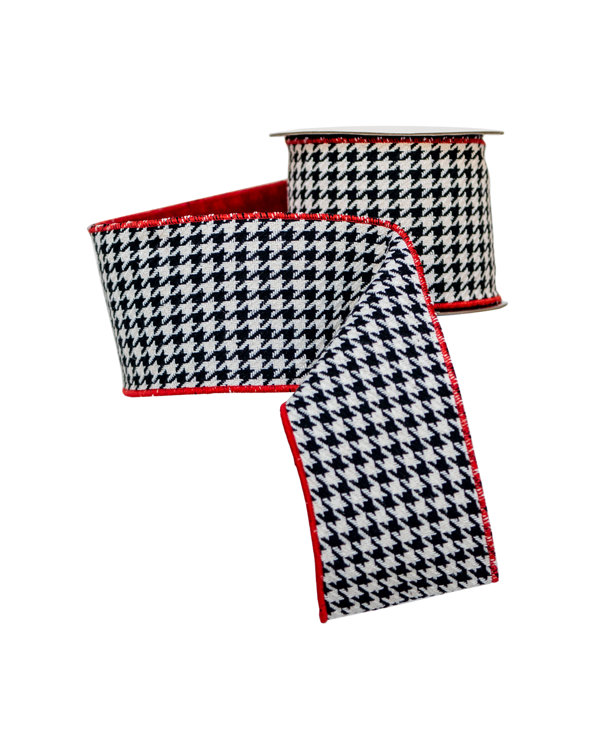 Listón velvet houndstooth