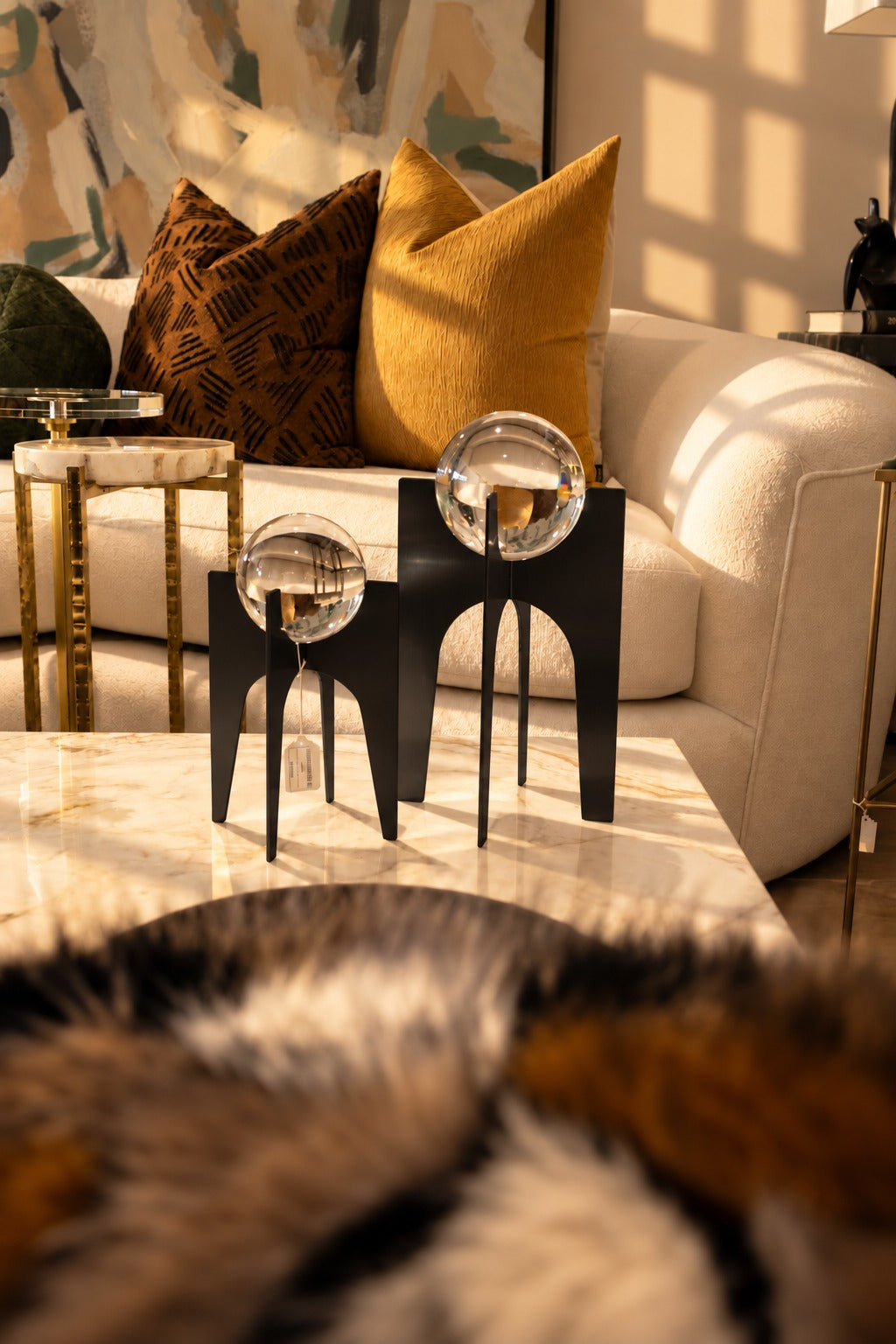 SET DE ESCULTURAS NEGRAS