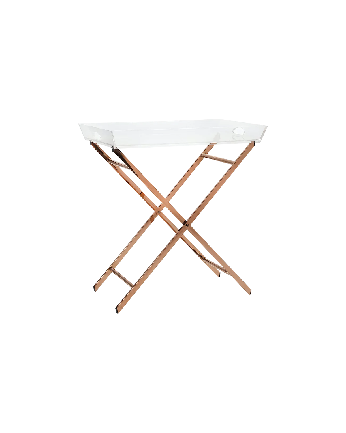 Mesa de servicio de acrílico