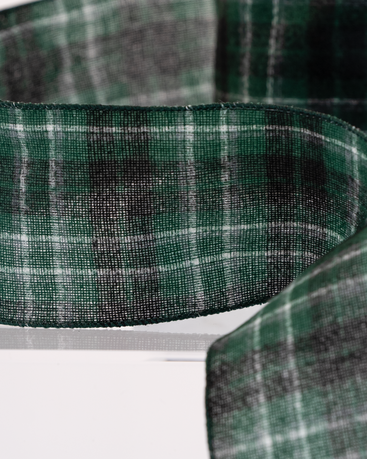 Listón Forest Plaid