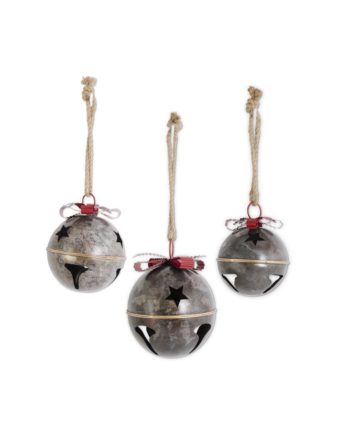 Set de 3 cascabeles Ribbed Marbled