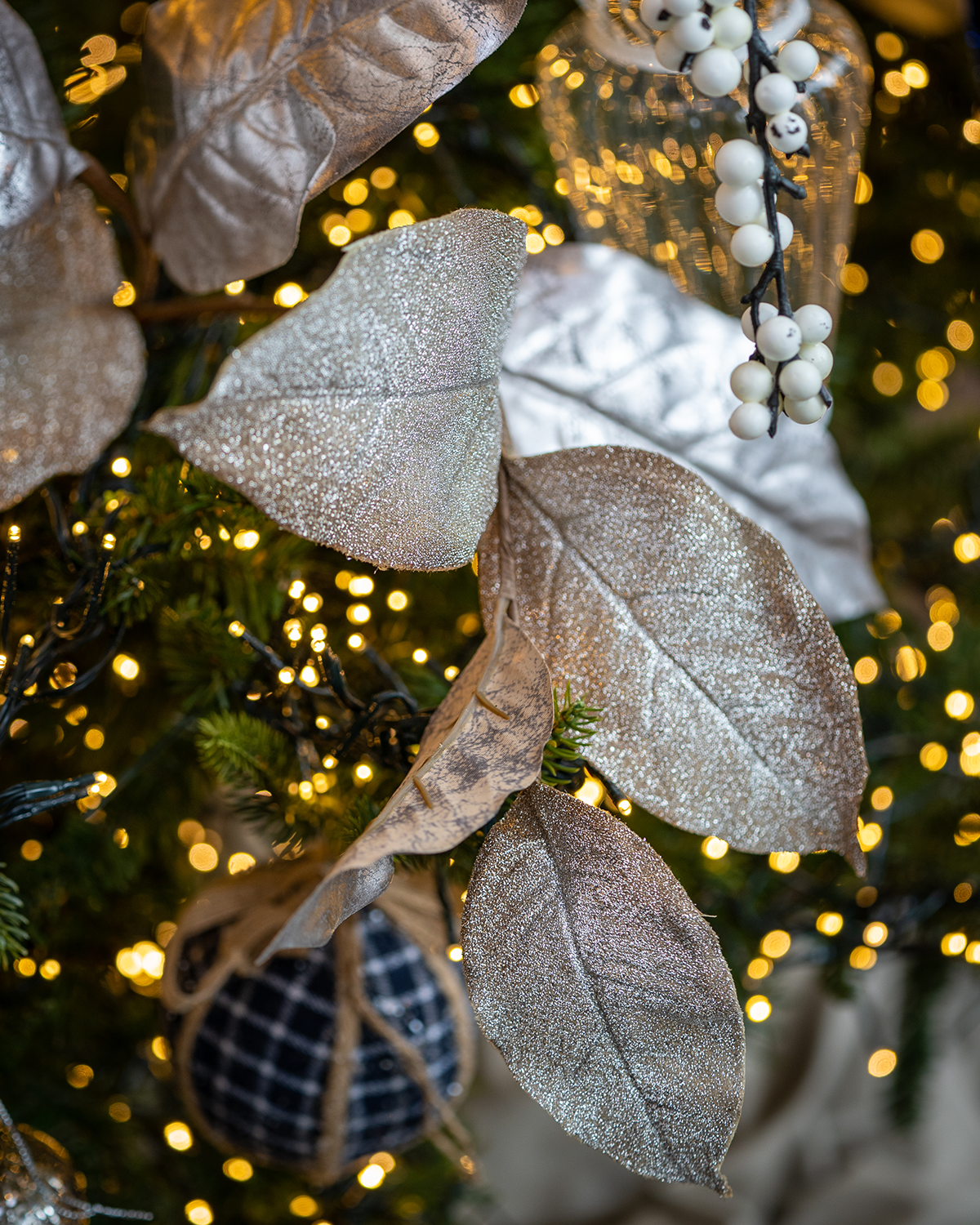 Rama de magnolia Metallic