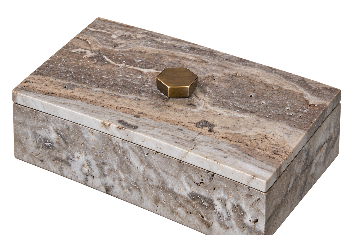 CAJA DECORATIVA GRISEO