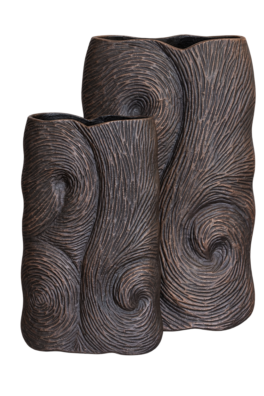 SET DE 2 FLOREROS DECORATIVOS