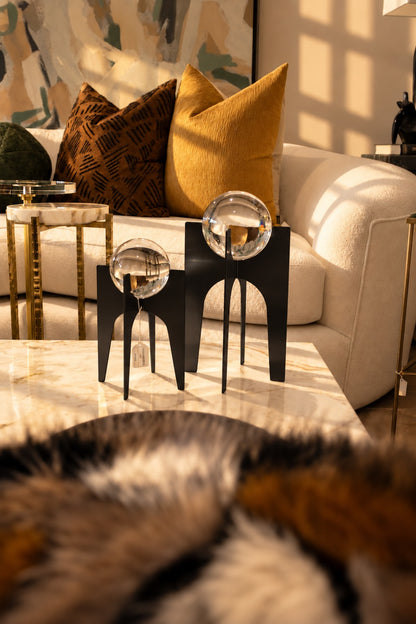 SET DE ESCULTURAS NEGRAS