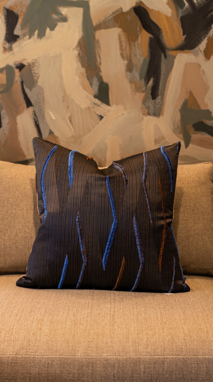 COJÍN ZAIDA COBALT