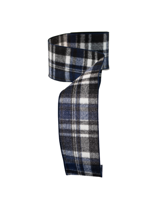 Listón Navy Plaid